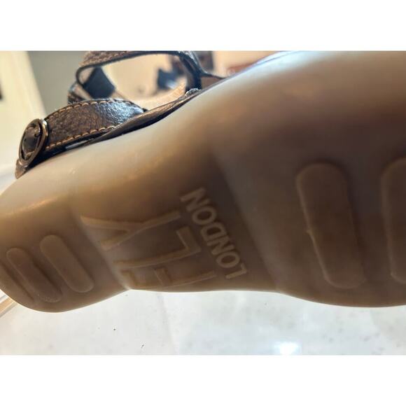 FLY London Platform Sandals Black - Size 37 - EUC! - Picture 8 of 10